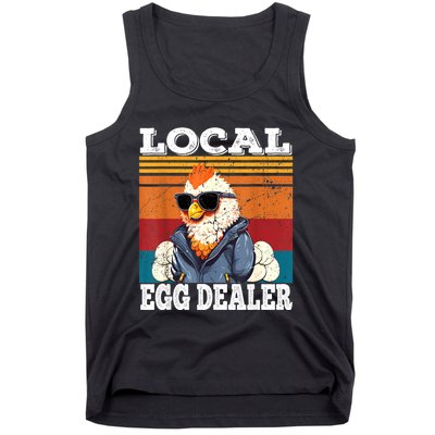 Local Egg Dealer Funny Egg Peddler Chicken Egg Farmer Tank Top