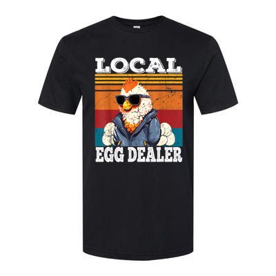 Local Egg Dealer Funny Egg Peddler Chicken Egg Farmer Softstyle CVC T-Shirt