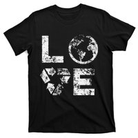 Love Earth Day 90s Vintage Recycling T-Shirt