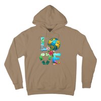 Love Earth Day 90s Planet Recycling Or Teacher Hoodie