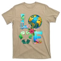 Love Earth Day 90s Planet Recycling Or Teacher T-Shirt