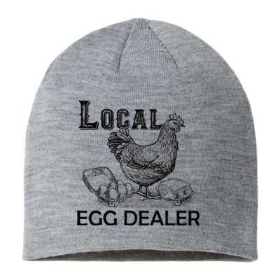 Local Egg Dealers Chicken Funny Local Egg Dealers Chicken Sustainable Beanie