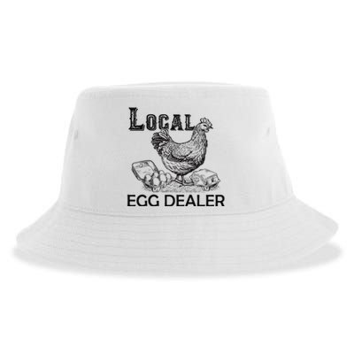 Local Egg Dealers Chicken Funny Local Egg Dealers Chicken Sustainable Bucket Hat