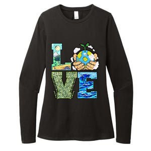 Love Earth Day Save Planet Protect Nature Great Gift Womens CVC Long Sleeve Shirt