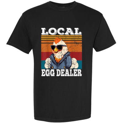 Local Egg Dealer Funny Egg Peddler Chicken Egg Farmer Garment-Dyed Heavyweight T-Shirt