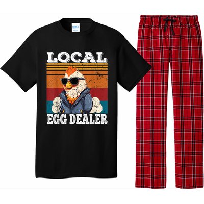 Local Egg Dealer Funny Egg Peddler Chicken Egg Farmer Pajama Set