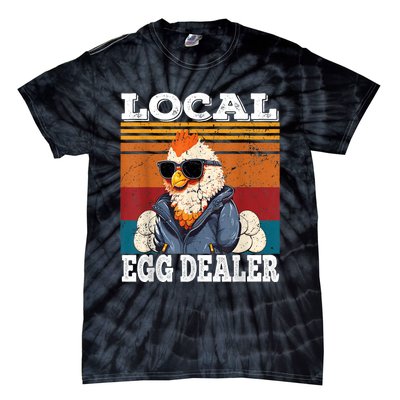 Local Egg Dealer Funny Egg Peddler Chicken Egg Farmer Tie-Dye T-Shirt