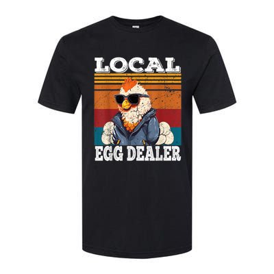 Local Egg Dealer Funny Egg Peddler Chicken Egg Farmer Softstyle CVC T-Shirt