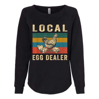 Local Egg Dealers Chicken Funny Local Egg Dealers Chicken Womens California Wash Sweatshirt