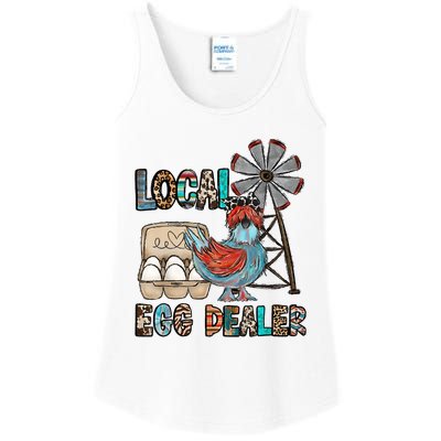 Local Egg Dealer Chicken Funny Farm Animal Chicken Farmer Ladies Essential Tank