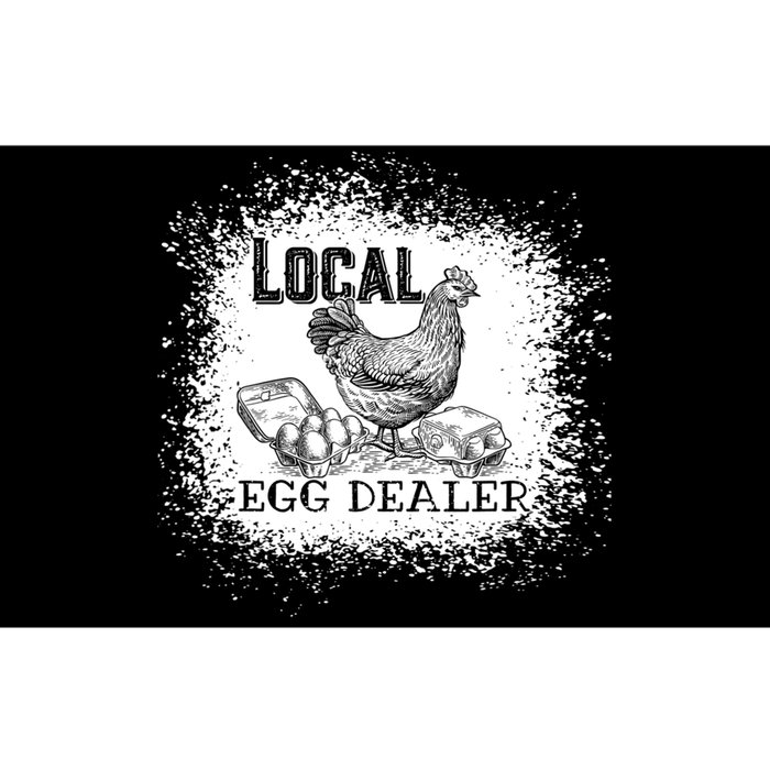 Local Egg Dealer Funny Bleached Chicken Lover Farm Farmer Bumper Sticker