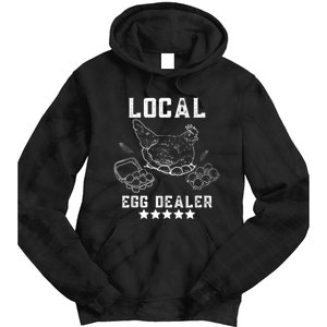 Local Egg Dealers Chicken Funny Local Egg Dealers Chicken Tie Dye Hoodie