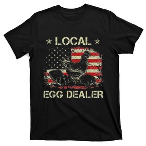 Local Egg Dealers Usa Flag Support Your Local Egg Dealers T-Shirt