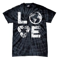 Love Earth Day 90s Vintage Recycling Tie-Dye T-Shirt