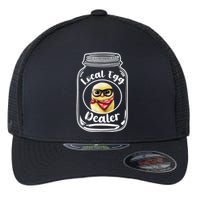 Local Egg Dealer for Chicken Farms and Farmers Funny Chicken Flexfit Unipanel Trucker Cap