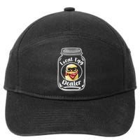 Local Egg Dealer for Chicken Farms and Farmers Funny Chicken 7-Panel Snapback Hat