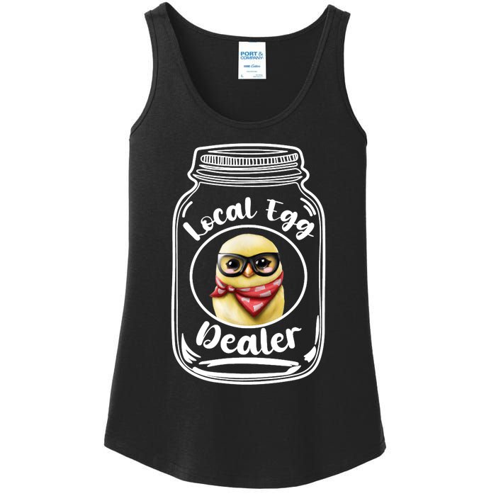 Local Egg Dealer for Chicken Farms and Farmers Funny Chicken Ladies Essential Tank