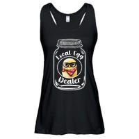 Local Egg Dealer for Chicken Farms and Farmers Funny Chicken Ladies Essential Flowy Tank