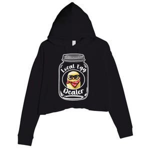 Local Egg Dealer for Chicken Farms and Farmers Funny Chicken Crop Fleece Hoodie