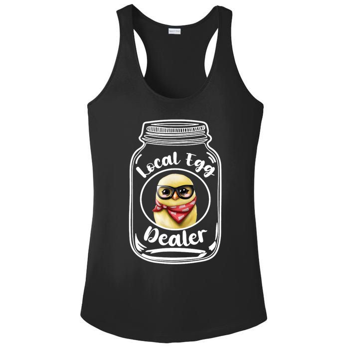 Local Egg Dealer for Chicken Farms and Farmers Funny Chicken Ladies PosiCharge Competitor Racerback Tank