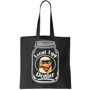 Local Egg Dealer for Chicken Farms and Farmers Funny Chicken Tote Bag