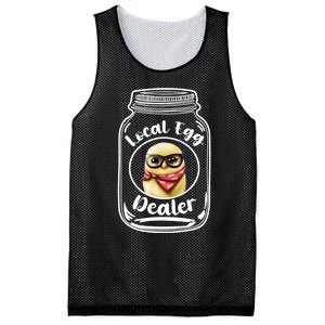 Local Egg Dealer for Chicken Farms and Farmers Funny Chicken Mesh Reversible Basketball Jersey Tank