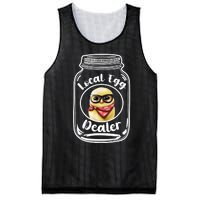 Local Egg Dealer for Chicken Farms and Farmers Funny Chicken Mesh Reversible Basketball Jersey Tank