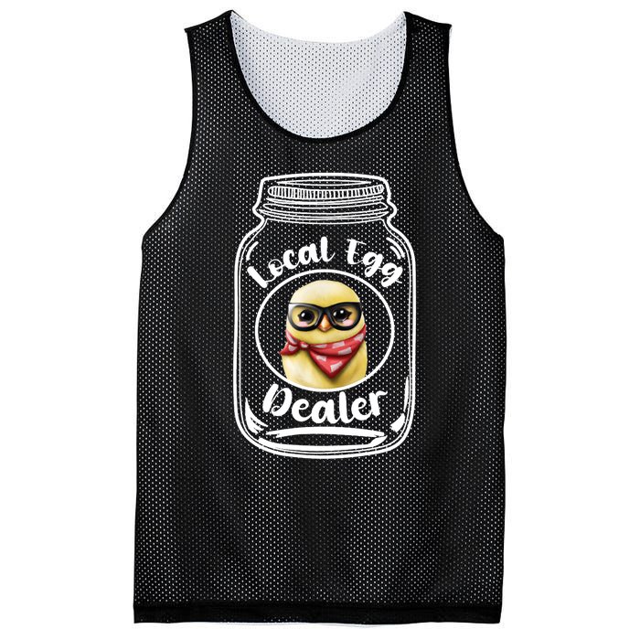 Local Egg Dealer for Chicken Farms and Farmers Funny Chicken Mesh Reversible Basketball Jersey Tank