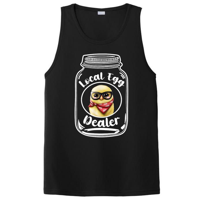 Local Egg Dealer for Chicken Farms and Farmers Funny Chicken PosiCharge Competitor Tank