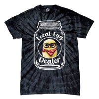 Local Egg Dealer for Chicken Farms and Farmers Funny Chicken Tie-Dye T-Shirt