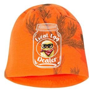 Local Egg Dealer for Chicken Farms and Farmers Funny Chicken Kati - Camo Knit Beanie