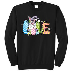 Love Easter Day Easter Egg Bunny Gnome For Lover Trending Gift Idea Sweatshirt