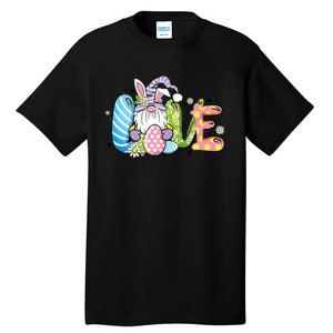 Love Easter Day Easter Egg Bunny Gnome For Lover Trending Gift Idea Tall T-Shirt