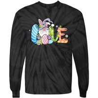 Love Easter Day Easter Egg Bunny Gnome For Lover Trending Gift Idea Tie-Dye Long Sleeve Shirt