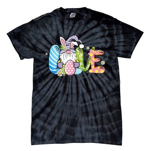 Love Easter Day Easter Egg Bunny Gnome For Lover Trending Gift Idea Tie-Dye T-Shirt