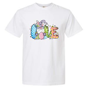 Love Easter Day Easter Egg Bunny Gnome For Lover Trending Gift Idea Garment-Dyed Heavyweight T-Shirt