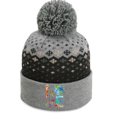 Love Earth Day Nature The Baniff Cuffed Pom Beanie