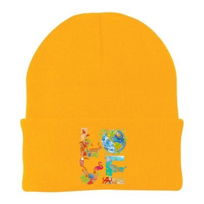 Love Earth Day Nature Knit Cap Winter Beanie