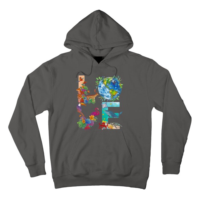 Love Earth Day Nature Hoodie