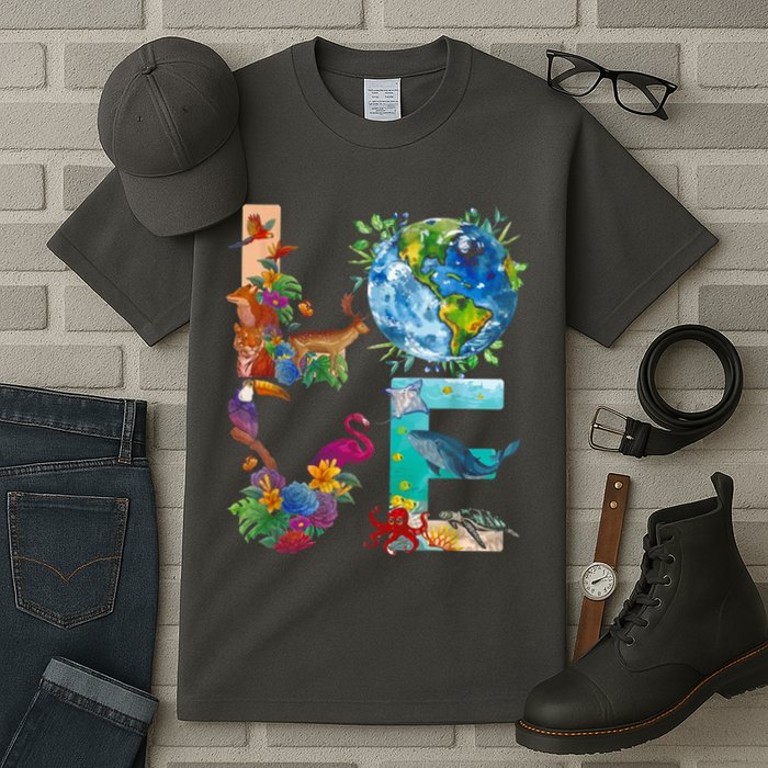Love Earth Day Nature Tall T-Shirt