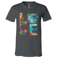 Love Earth Day Nature V-Neck T-Shirt