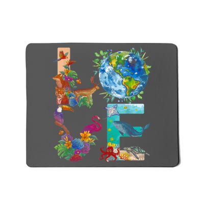 Love Earth Day Nature Mousepad