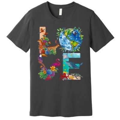 Love Earth Day Nature Premium T-Shirt