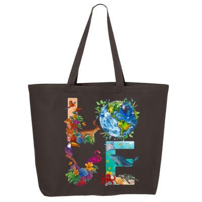 Love Earth Day Nature 25L Jumbo Tote