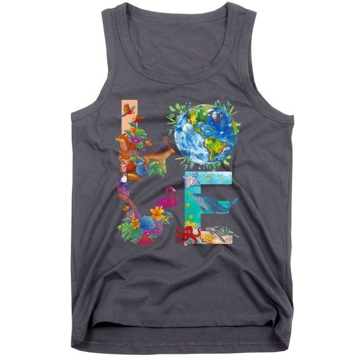 Love Earth Day Nature Tank Top