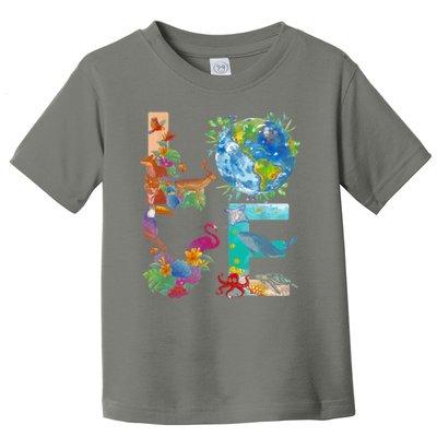 Love Earth Day Nature Toddler T-Shirt