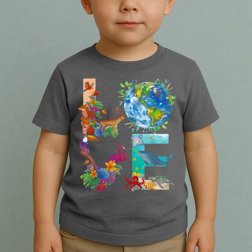 Love Earth Day Nature Toddler T-Shirt