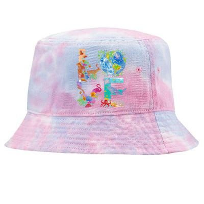 Love Earth Day Nature Tie-Dyed Bucket Hat