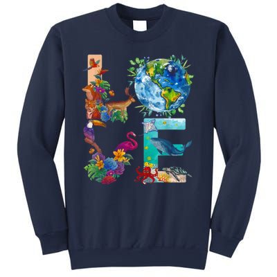 Love Earth Day Nature Sweatshirt