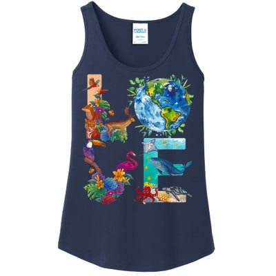 Love Earth Day Nature Ladies Essential Tank